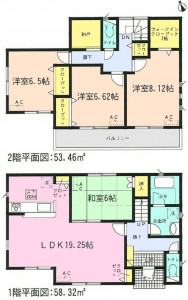 アーネスト半田市板山町全4区画4号棟間取