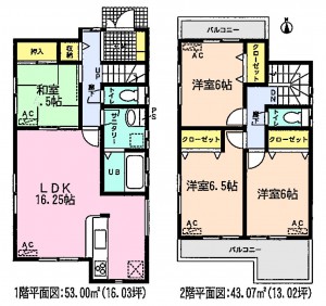 タクト武豊町若宮全７棟１号棟間取