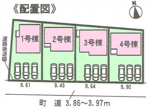 アイディ知立東大高2期全4棟配置