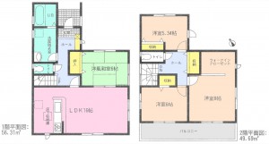 武豊町字上ケ_01間取