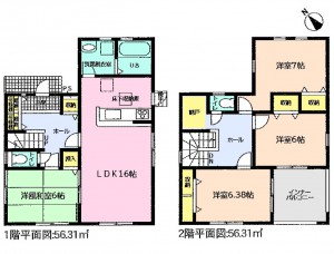 2号棟間取り